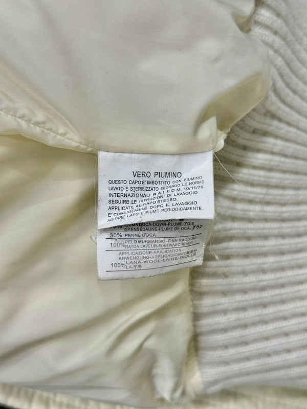 2000s Dsquared2 cropped down jacket with real fur