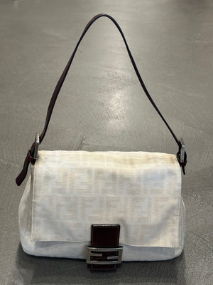 2000 Fendi monogram zucca mama baguette bag