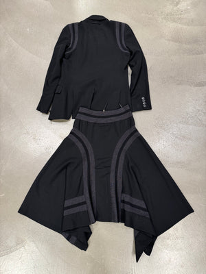 1990s Jean Paul Gaultier set jacket + skirt