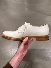 Load image into Gallery viewer, 2000s Prada white leather derby shoes
