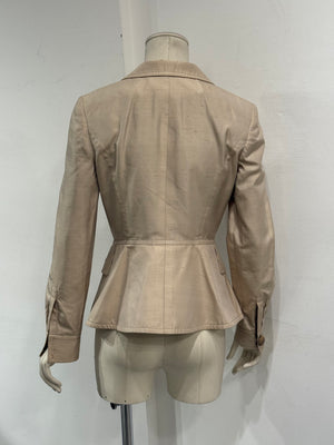 S/S1997 Christian Dior by John Galliano runway beige tailored suit