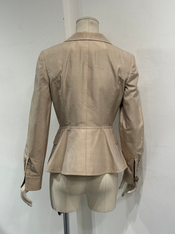 S/S1997 Christian Dior by John Galliano runway beige tailored suit