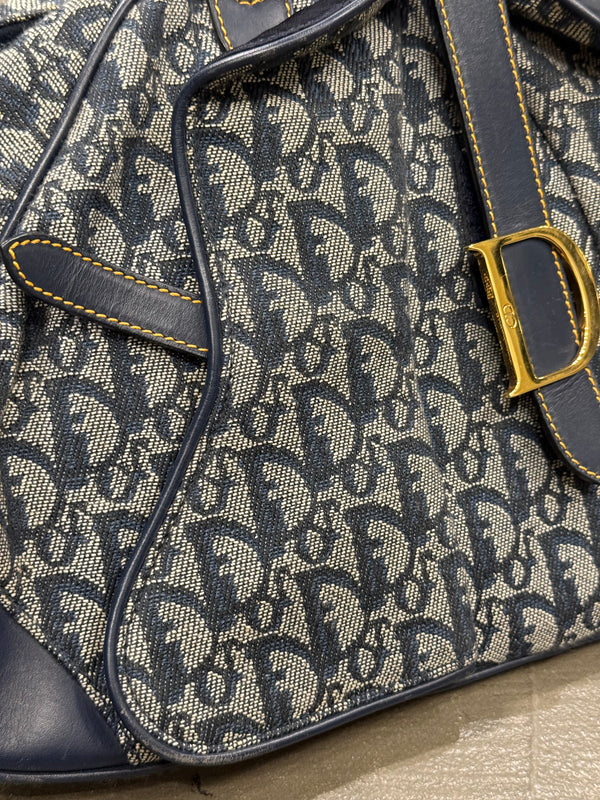 2000s Dior by Galliano bowling monogram bag