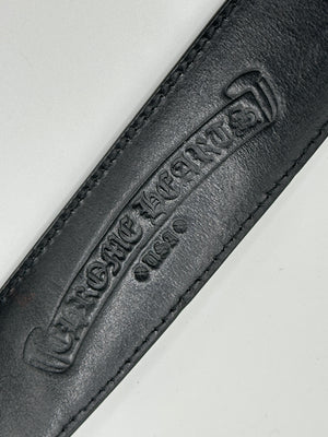 Chrome Hearts 4-piece western 925 silver leather belt