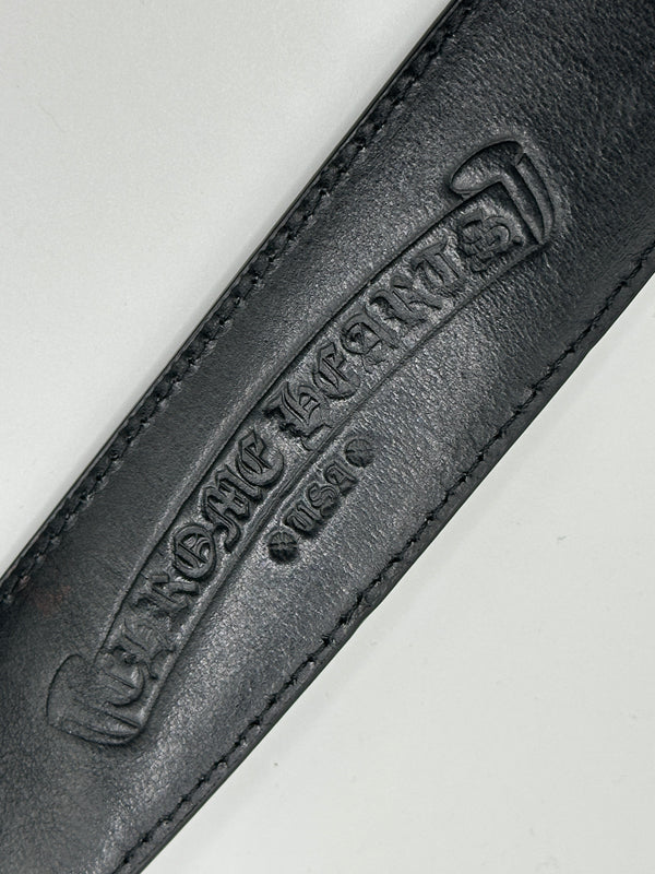 Chrome Hearts 4-piece western 925 silver leather belt