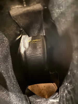 Saint Laurent western leather boots