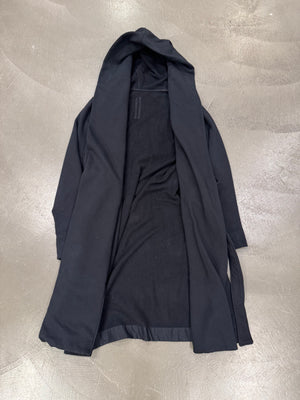 Rick Owens “DRKSHDW” Hooded jacket in thick cotton jersey