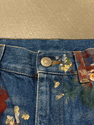 2016 Gucci by Alessandro Michele floral denim