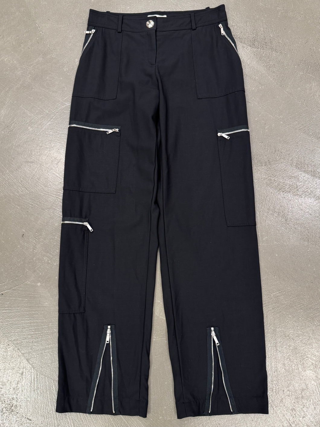 A/W2002 Celine by Micheal Kors nylon zipper cargo pants