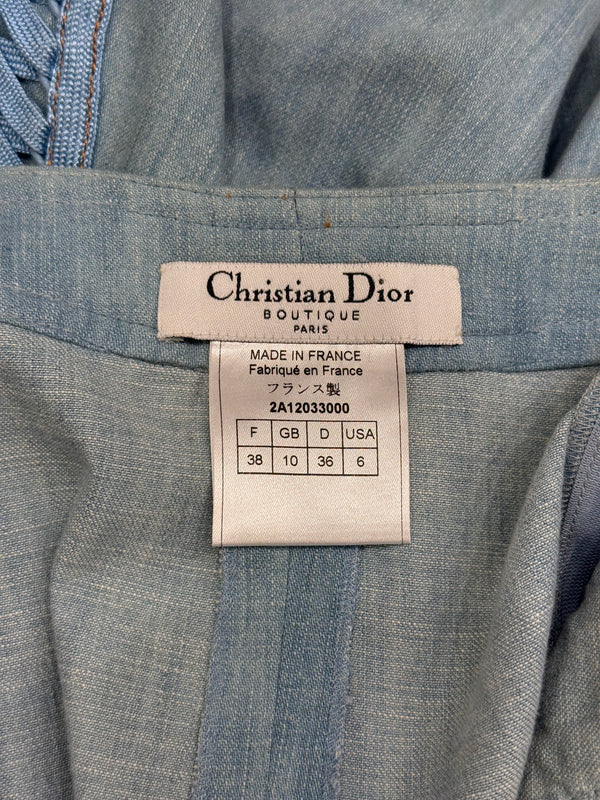A/W2002 Christian Dior by Galliano lace-up skirt