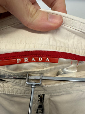 A/W1999 Prada zipper laced astro biker cargo pants