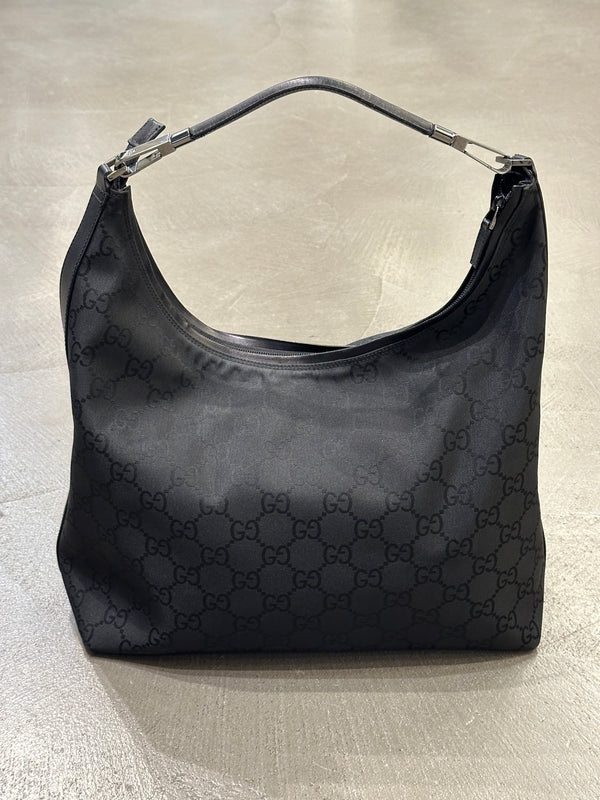Gucci GG canvas hobo shoulder bag