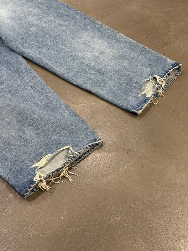 S/S2022 Balenciaga skater destroyed baggy denim