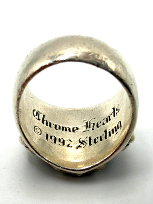 Chrome Hearts factory-set diamond keeper ring