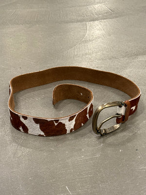 2000s Dolce & Gabbana pony hair belt