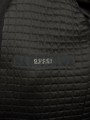 A/W2004 Gucci by Tom Ford runway multi-pocket wool coat