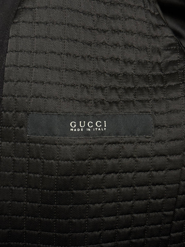 A/W2004 Gucci by Tom Ford runway multi-pocket wool coat