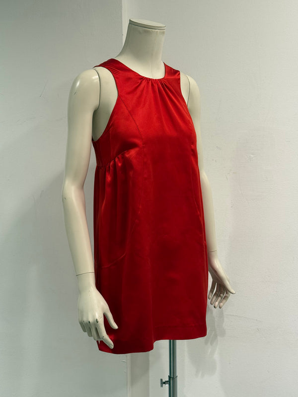 2008 Miu Miu bow detail sleeveless dress