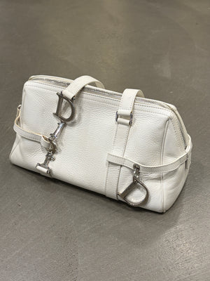 2000S Christian Dior by John Galliano leather bag with charms