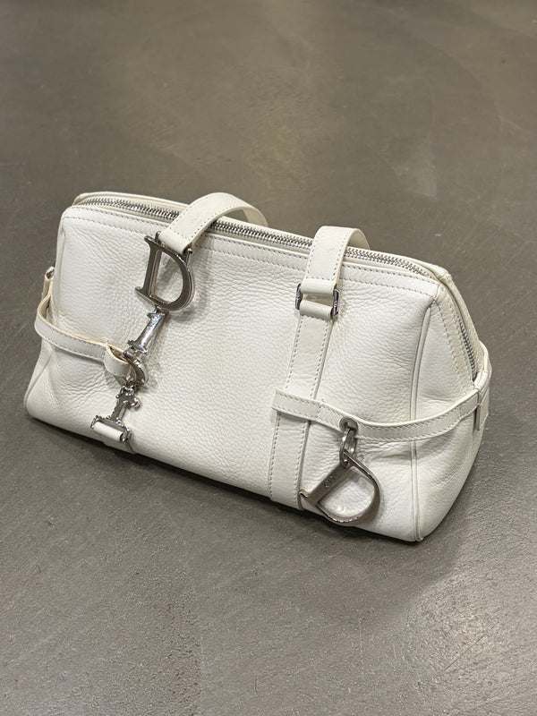 2000S Christian Dior by John Galliano leather bag with charms
