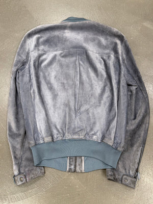 2001 Gucci by Tom Ford suede leather jacket