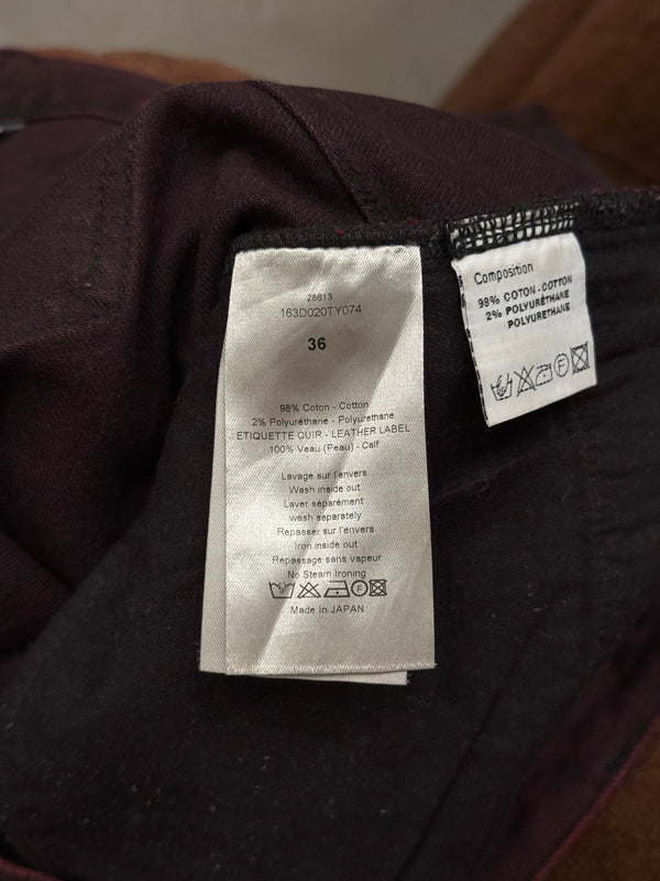 2000s Dior faded red jeans