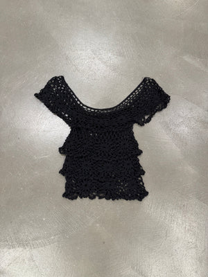 2000s Dolce & Gabbana crochet lace two piece set