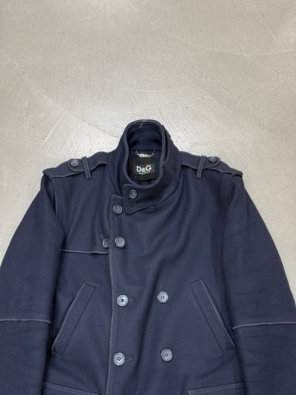 A/W2009 Dolce & Gabbana military double breasted wool coat