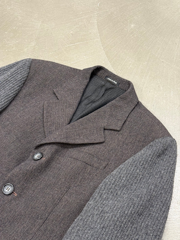 2000s Dolce & Gabbana hybrid knit blazer jacket