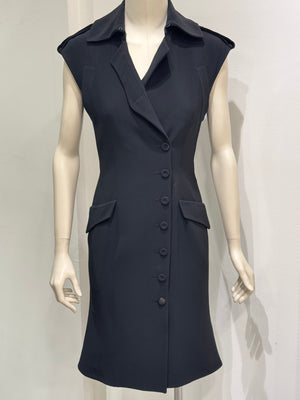 2011 Alexander McQueen buttons-up dress