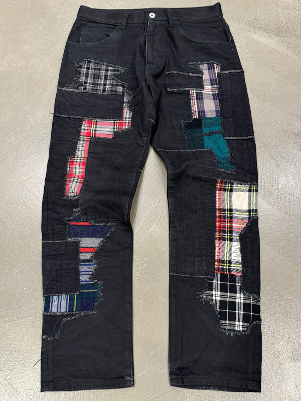 2014 Junya Watanabe Comme Des Garçons patchwork jeans