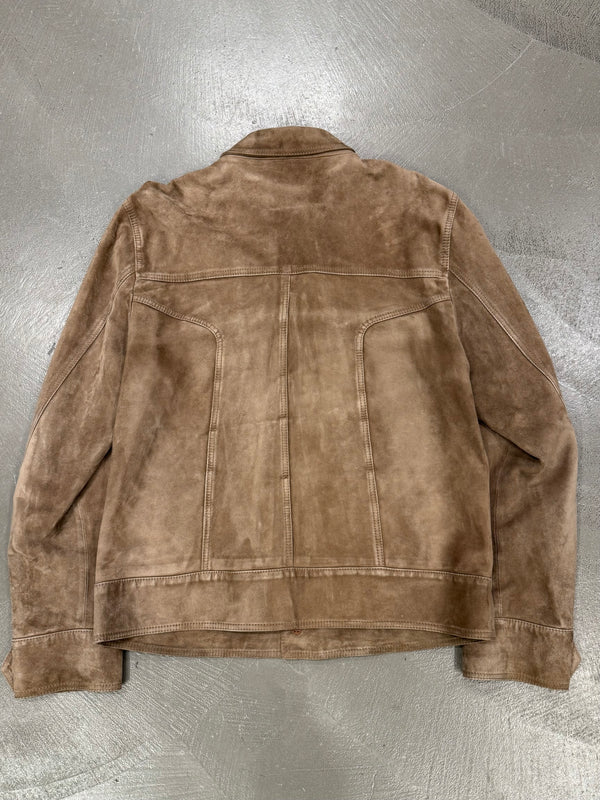 2000s Dolce & Gabbana suede leather jacket