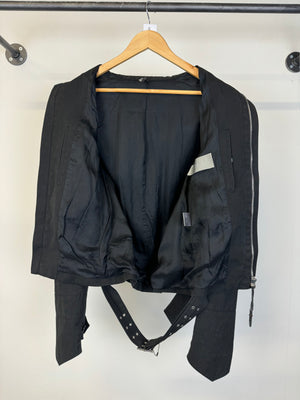 SS2003 Dior “Follow Me” moto biker zipper jacket