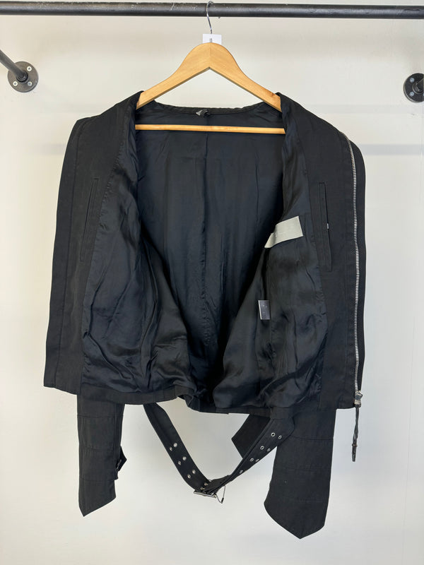 SS2003 Dior “Follow Me” moto biker zipper jacket