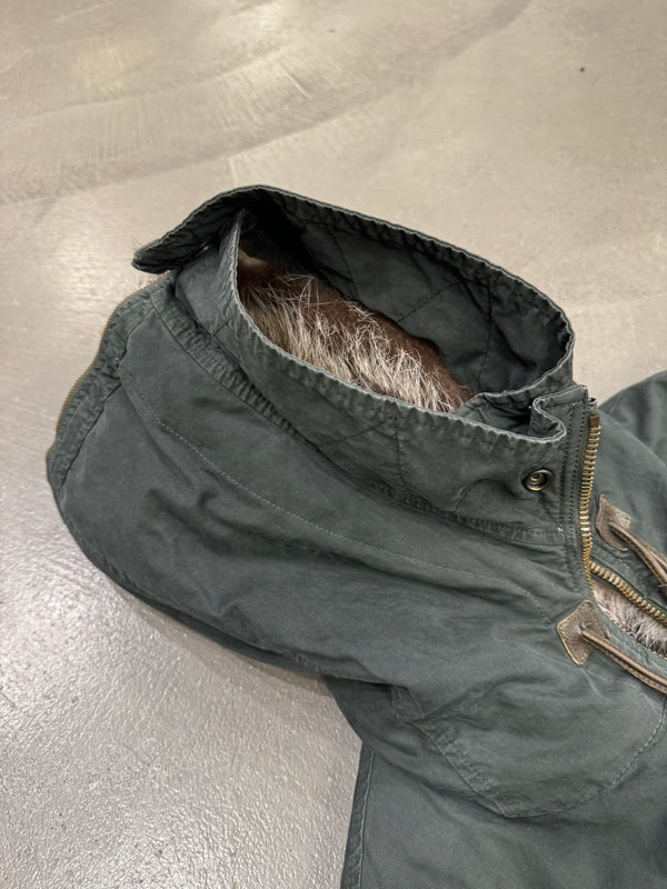 2010s Ermanno Scervino "Kanye" real marmot fur parka