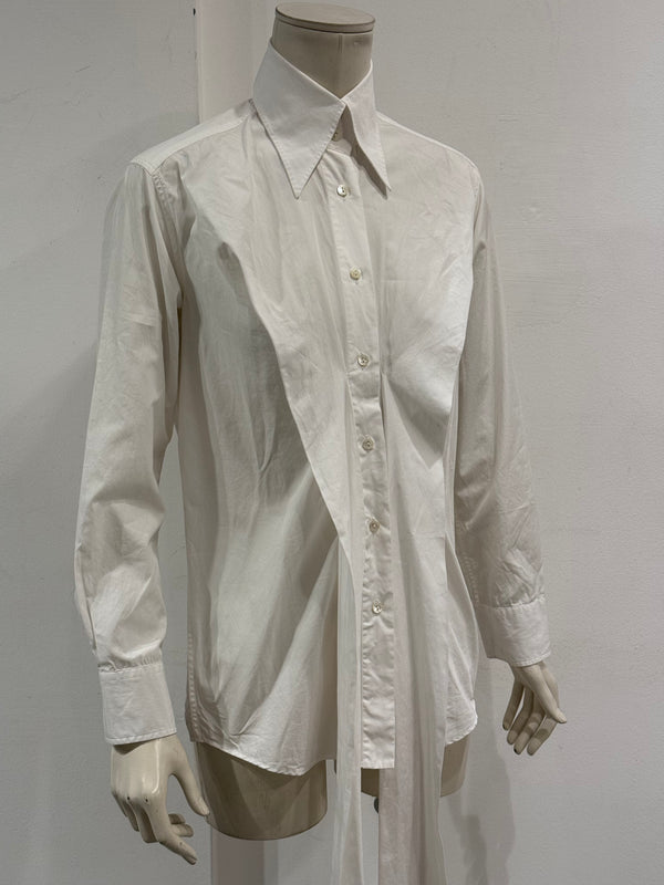 2003 Dolce & Gabbana runway tie-detailed cotton shirt
