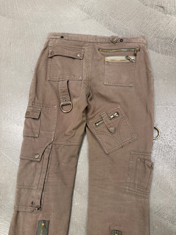 A/W2003 Dolce & Gabbana bondage parachute cargo pants