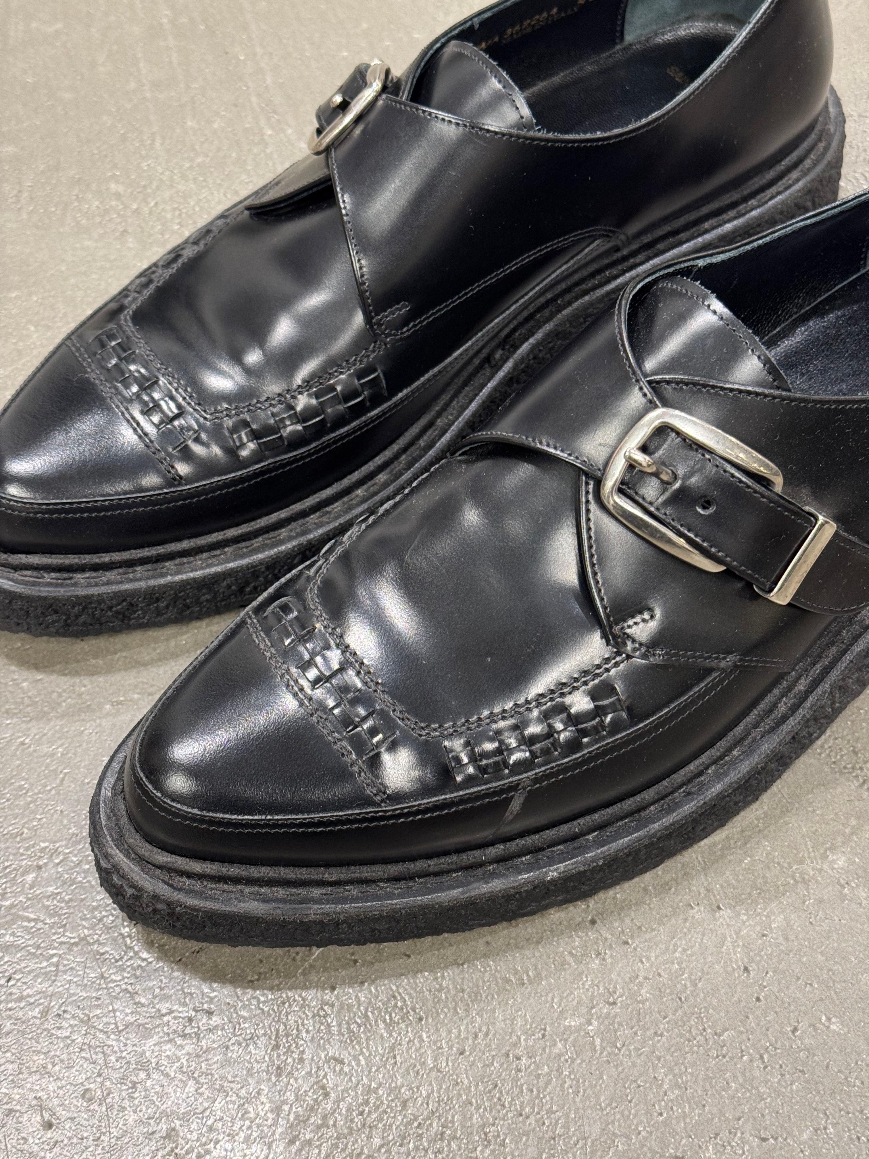 A/W2014 Saint Laurent by Hedi Slimane runway leather creepers derby sh