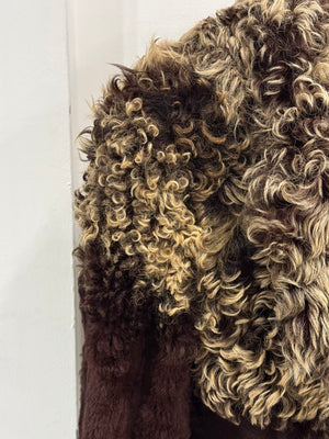 A/W1999 Roberto Cavalli Mongolian lamb fur jacket