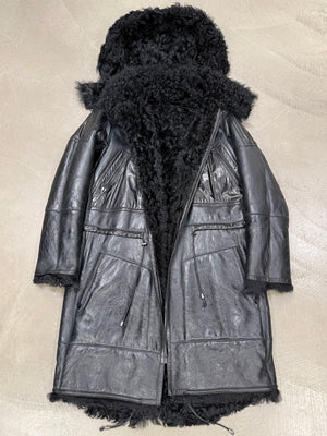 2000s Gucci shearling leather parka