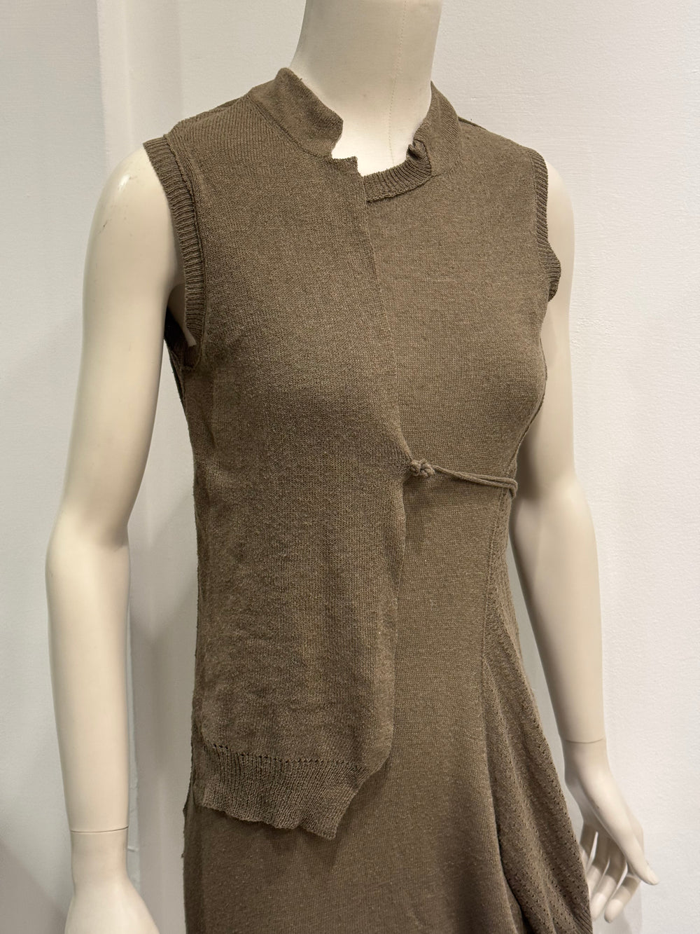 2000s Yohji Yamamoto sample asymmetrical long top