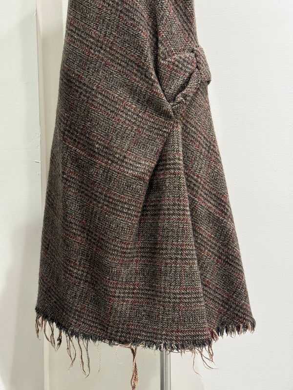 A/W2003 Junya Watanabe Comme des Garçons tweed runway asymmetrical dress