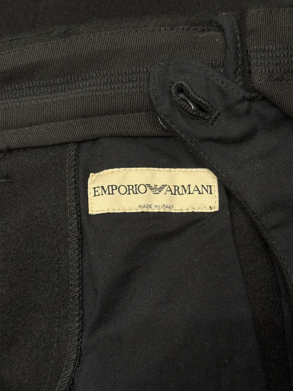 1990s Emporio Armani bondage moto pants
