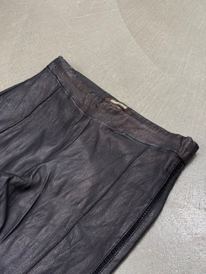 2010s Roberto Cavalli leather skinny pants