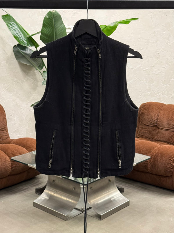 A/W2011 Ann Demeulemeester lace-up wool vest