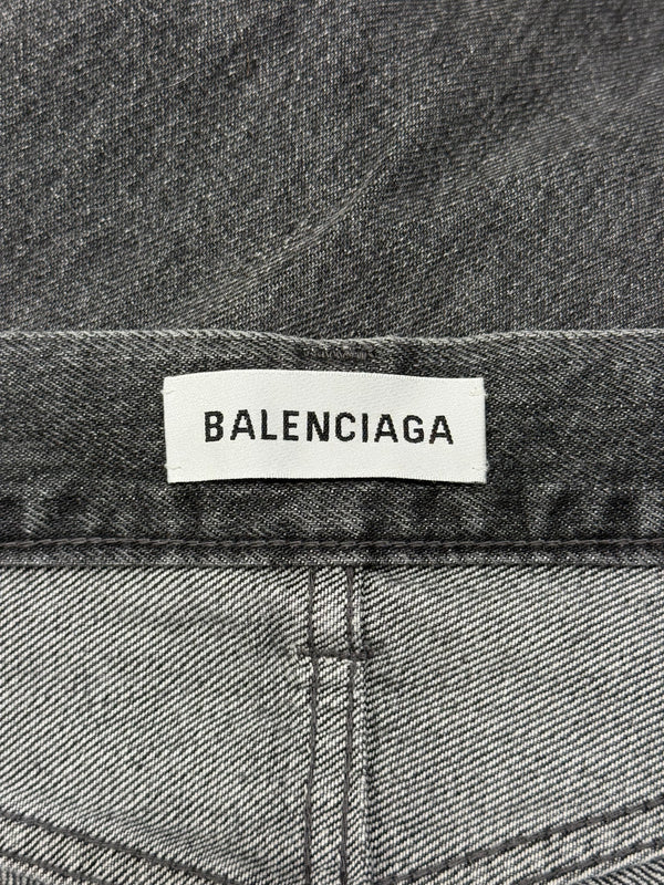 2017 Balenciaga faded straight leg jeans
