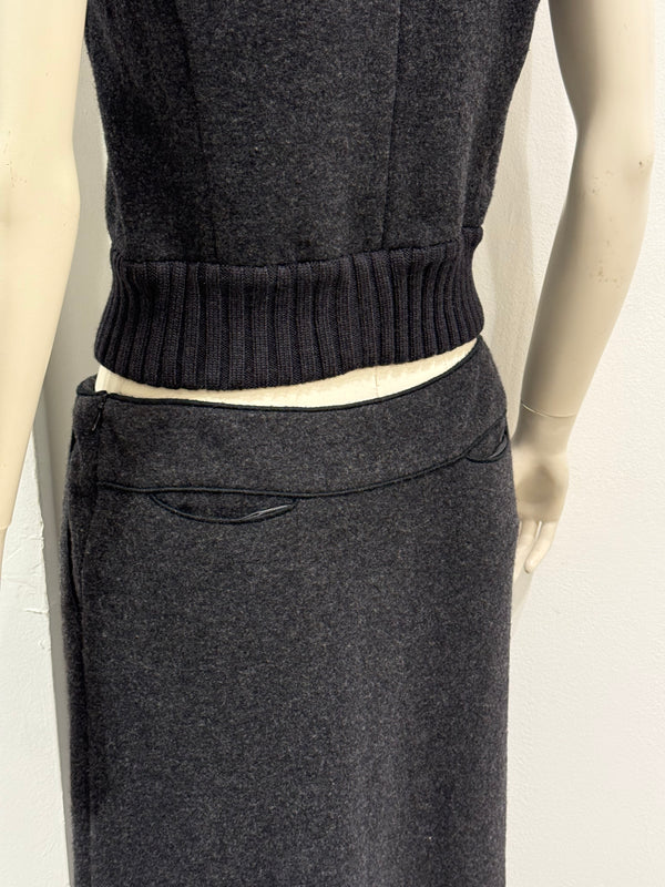 2000s Miu Miu full set with long skirt