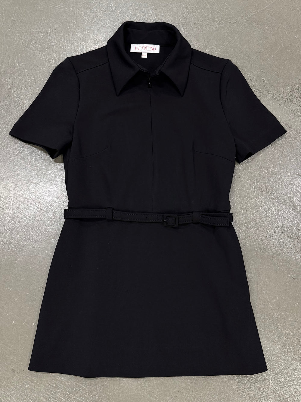 2000s Valentino belted tunic top