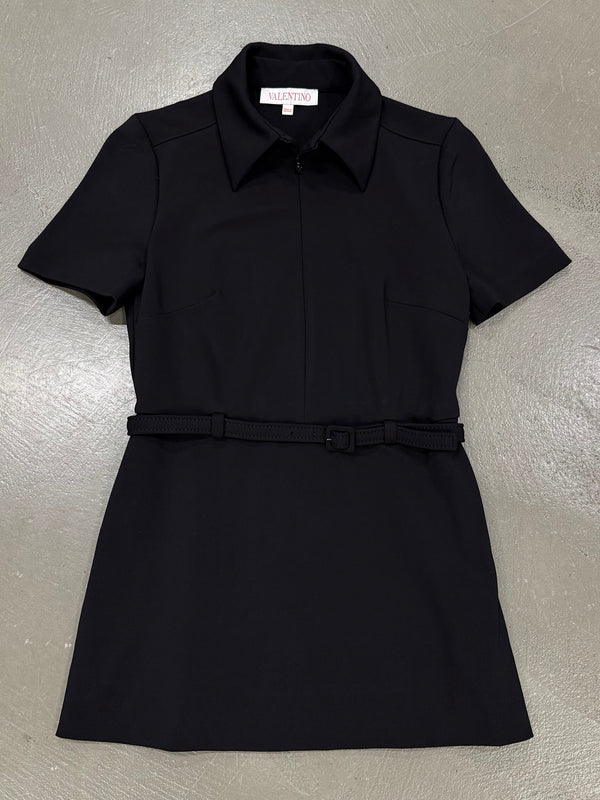 2000s Valentino belted tunic top