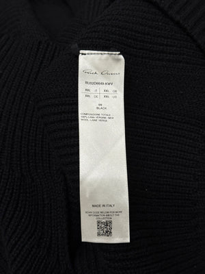 F/W2024 Rick Owens “Porterville” heavy knit crewneck sweater